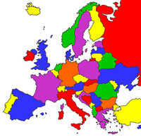 Visited Europe Countries Map